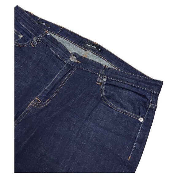 Frank & Oak Dark Wash Luxury Designer Denim STRETCH Jeans Mens 36x34 - Picture 4 of 6